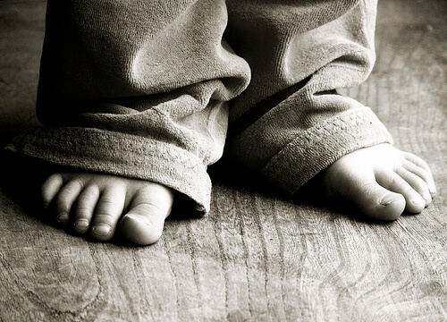 childrens feet