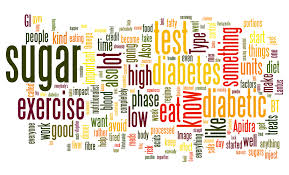 diabetes colored words