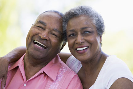 faces happy couple black